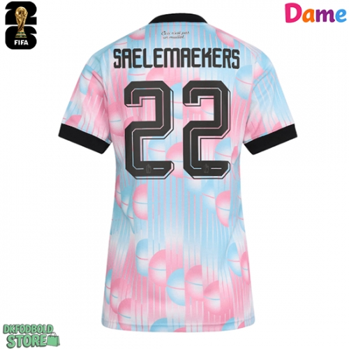 Belgien Alexis Saelemaekers #22 Replika Udebanetrøje Dame VM 2026 Kortærmet